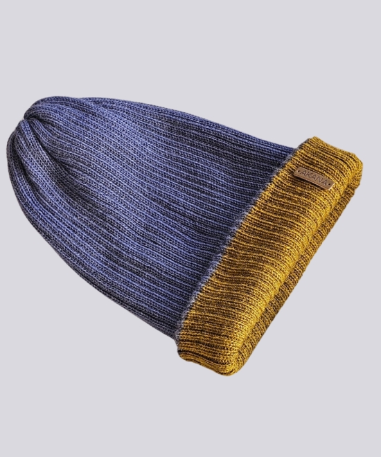Beanie Noa - Purple / Mustard