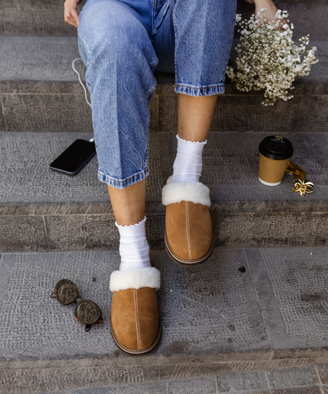 Pantuflas Puna - Camel